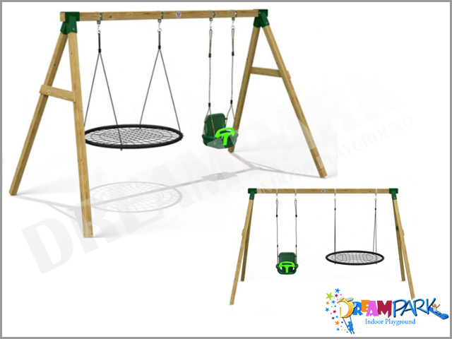 30615 - Ekonomik Ahap Kuluka Salncak Seti kili