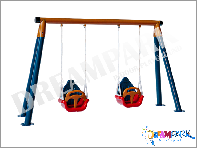 30713 - Ekonomik Metal kili Bahe Bebek ve ocuk Salncak Seti