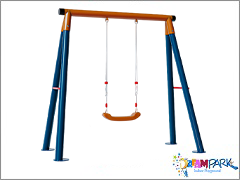 30711 - Ekonomik Metal Tekli Bahe ocuk Salncak Seti