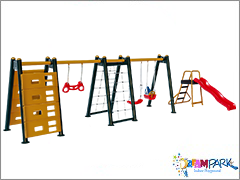 30790 - Kaydrakl Trmanmal Metal Salncak Seti